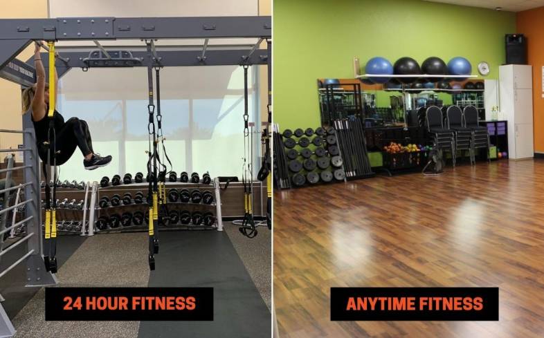 24 Hour Fitness vs Anytime Fitness Amenities