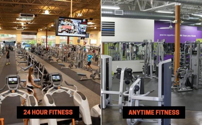 24 Hour Fitness vs Anytime Fitness