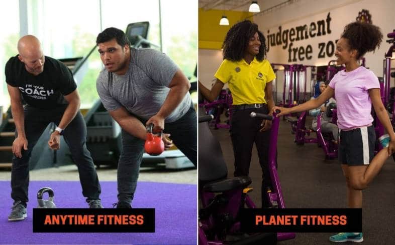 Anytime Fitness vs. Planet Fitness Personal Training