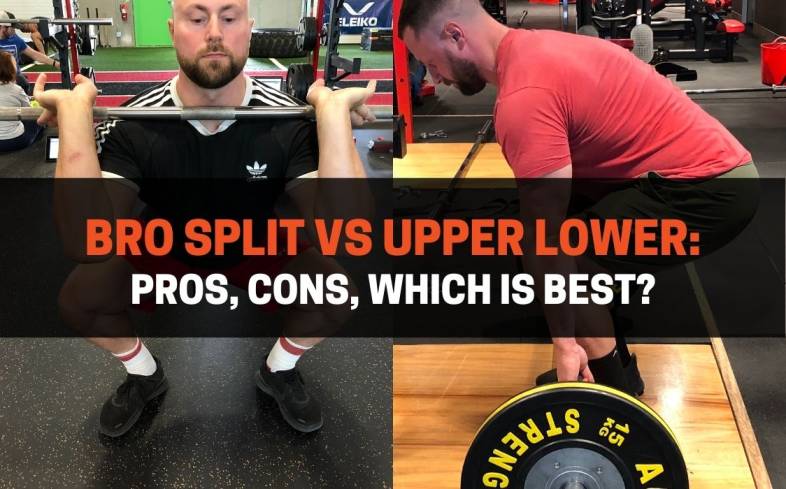 3 differences between the bro split and upper lower split