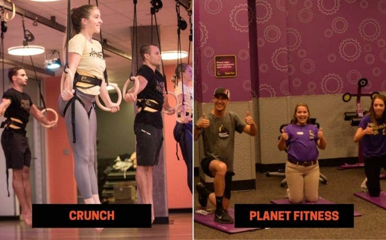Crunch vs Planet Fitness Group Classes