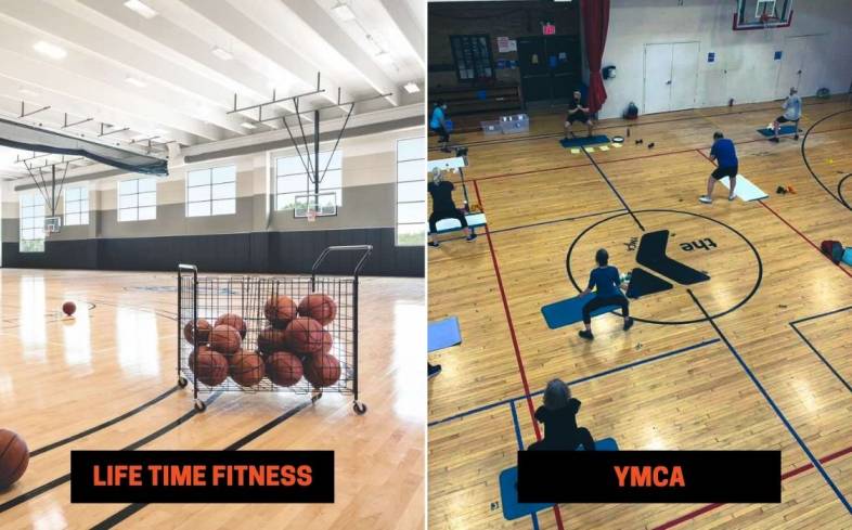 Life Time Fitness vs YMCA Amenities