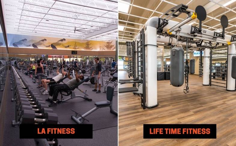 LA Fitness vs Life Time Fitness Differences