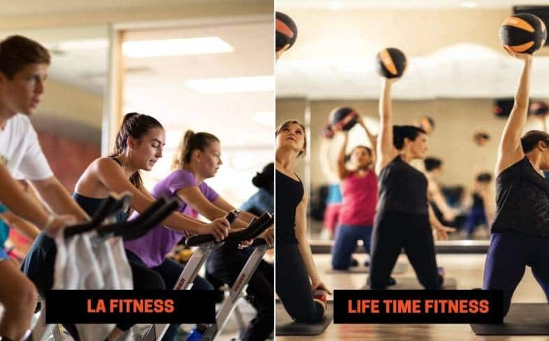LA Fitness vs Life Time Fitness Group Classes