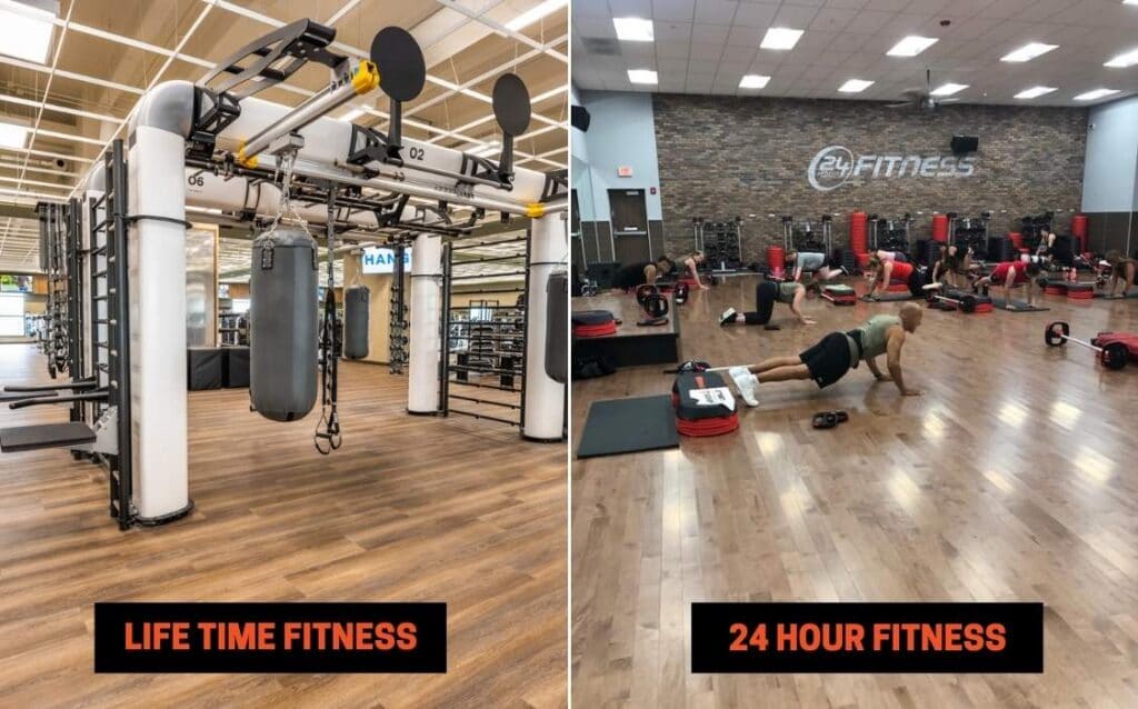 24 Hour Fitness vs Anytime Differences