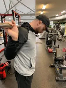 where should I look when squatting