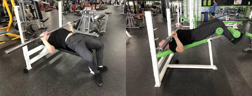 Inverting the angle of bench press activates more triceps but is awkward to perform.