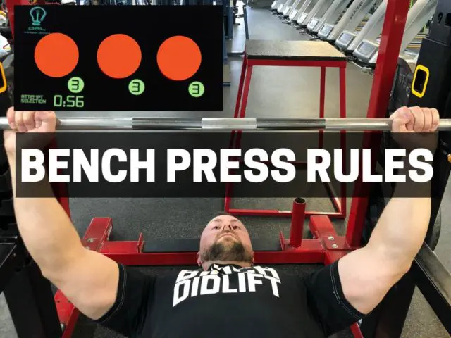 Powerlifting Rules For Bench Press (Complete Guide)