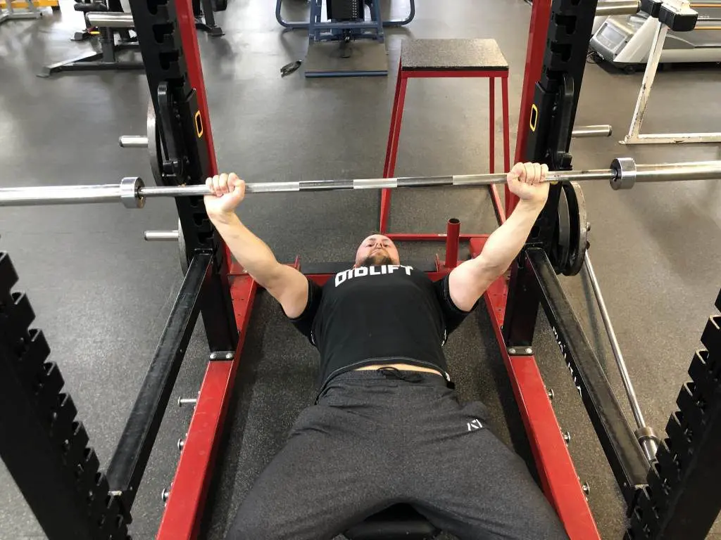 Start command for bench press rules