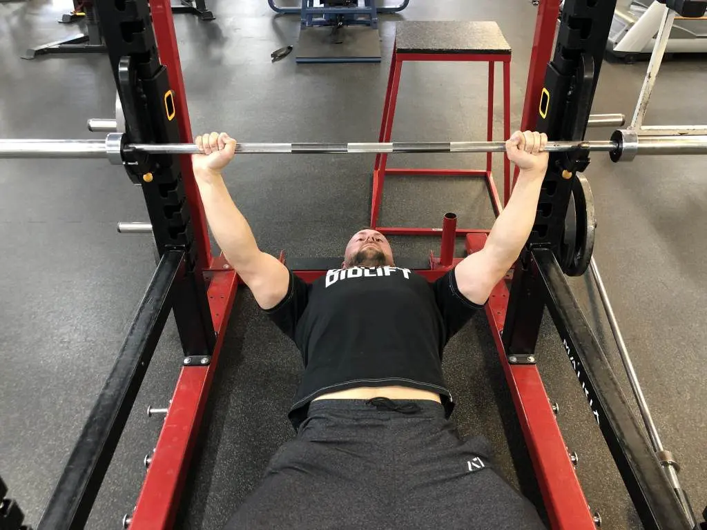 Rack commands for bench press rules