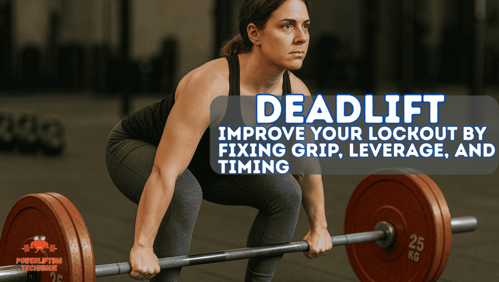 Improve your lockout by fixing grip, leverage, and timing.