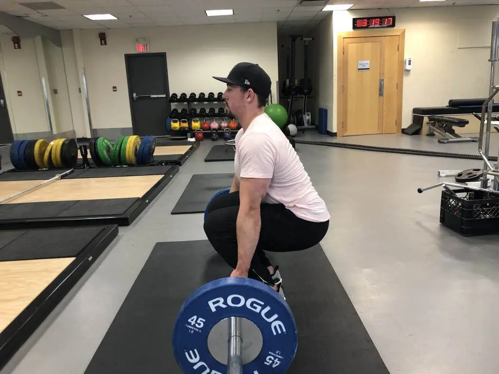 Back angle for deadlift