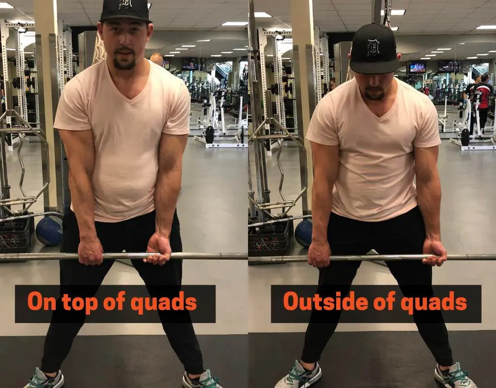 how to grip the bar while sumo deadlifting