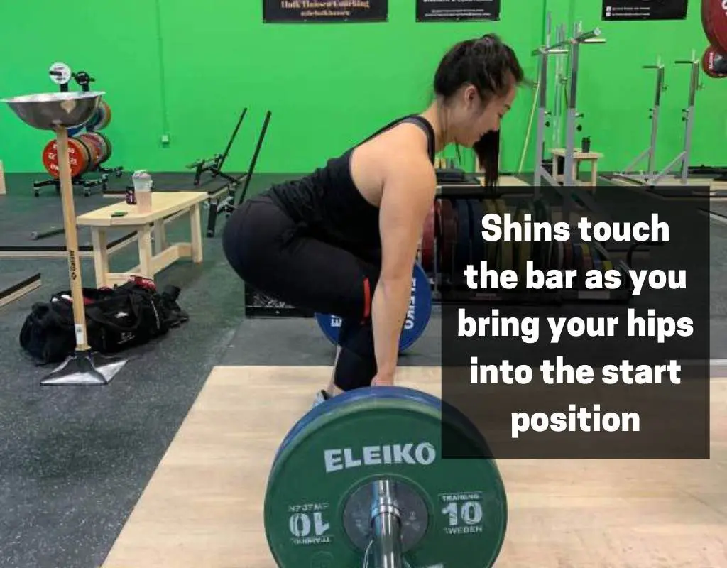 Back angle for deadlift