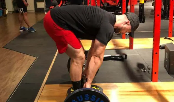 your quads will be used a lot more while deficit deadlifting