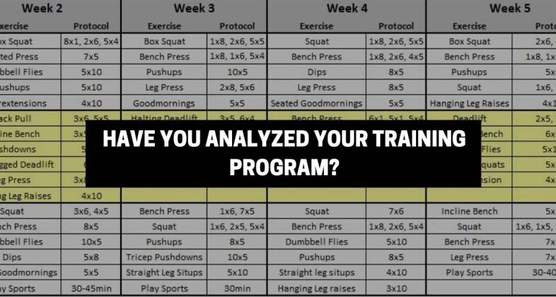 BENCH PRESS PLATEAU #6 HAVE YOU ANALYZED YOUR PROGAM