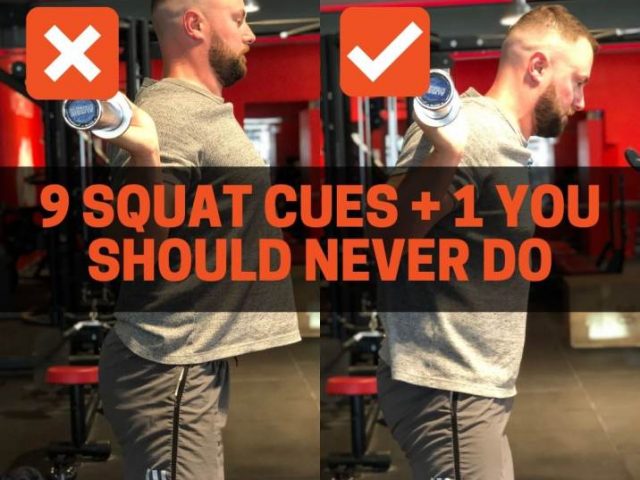 9 Squat Cues To Improve Technique (And 1 You Should Not Do)