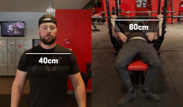 The distance between your shoulders should determine your bench press grip width