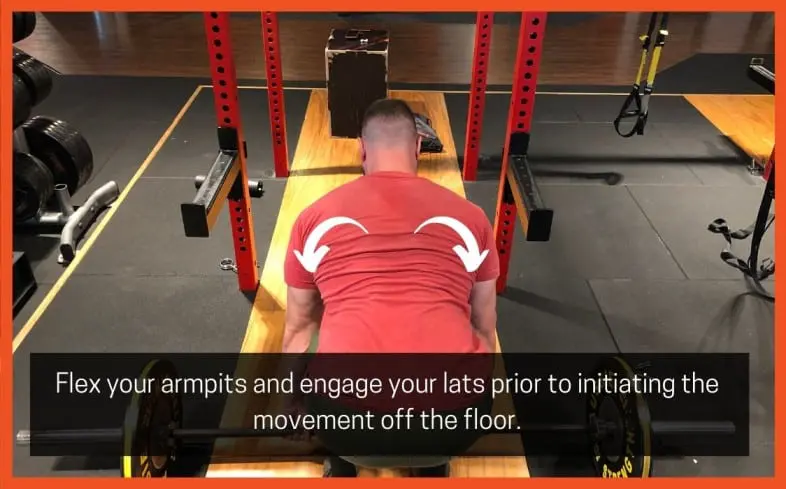 Deadlift cue: Flex your armpits