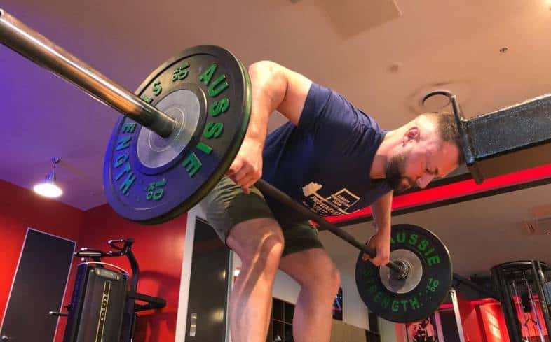 Back training for powerlifters: Pendlay row