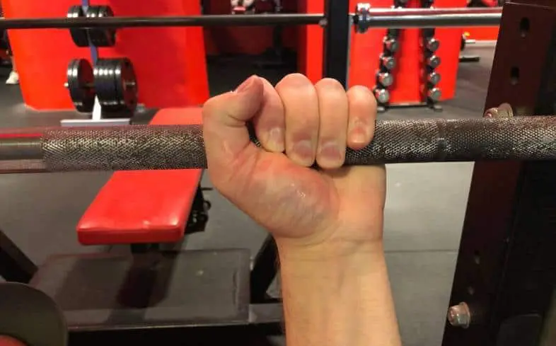 Reasons against using the suicide grip for bench press