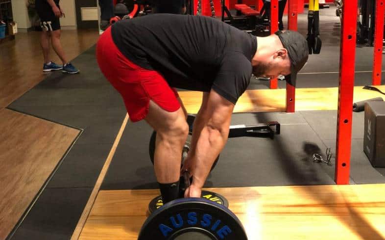 deadlifting in olympic shoes