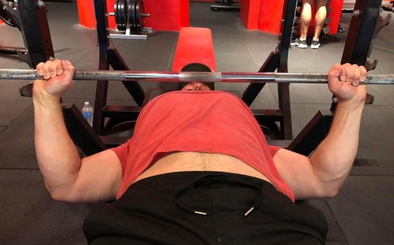 back strength helps bench press