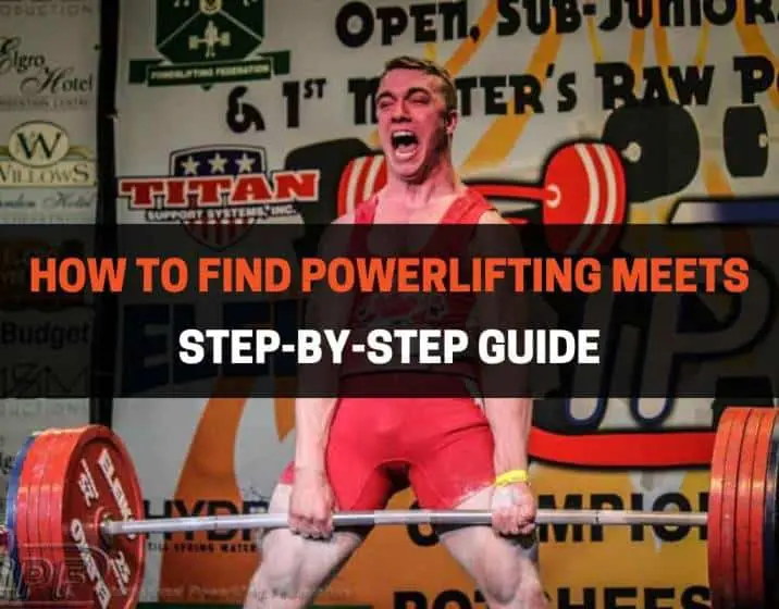 HOW TO FIND POWERLIFTING MEETS
