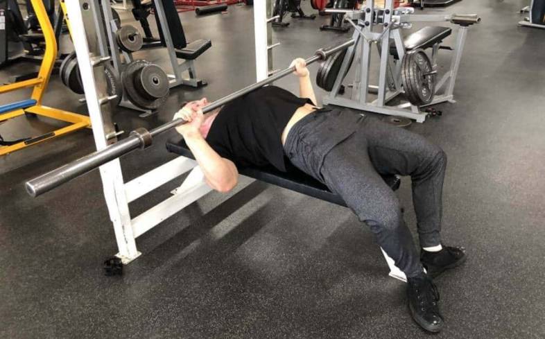 incline bench press chest