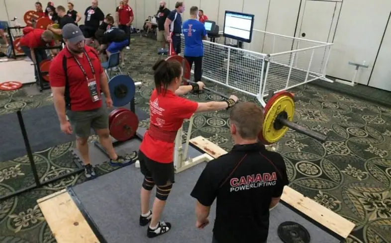 how do powerlifting meets work: warm up procedure