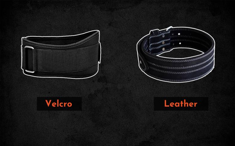 choosing material of the powerlifting belt, velcro or leather