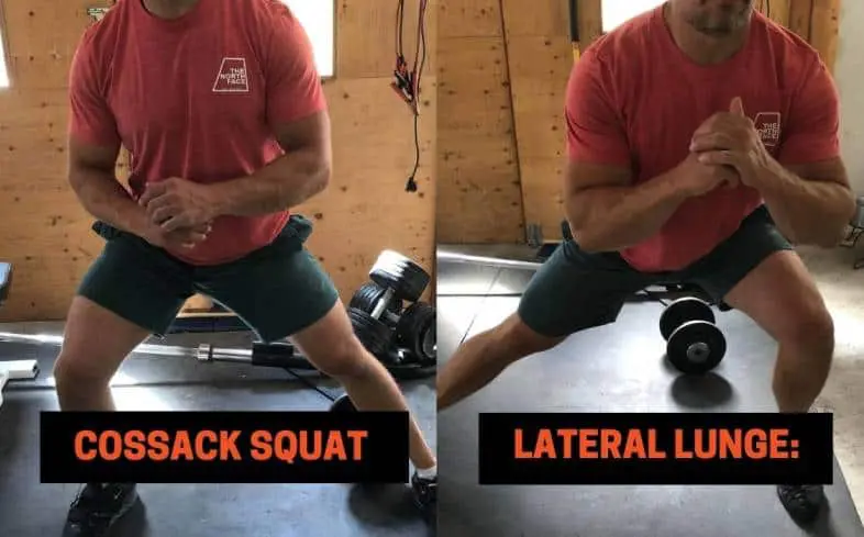 Difference #3 between the Cossack Squat vs lateral lunge - The Torso Position