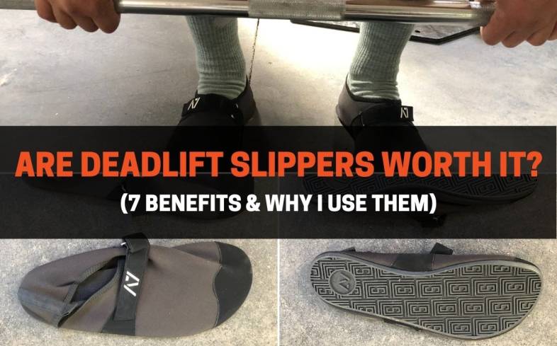 Metal hot sale deadlift slippers