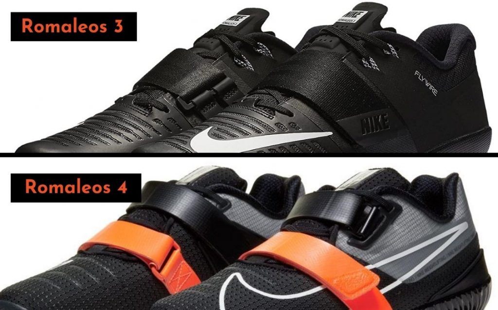 Support Straps and Laces: Nike Romaleos 3 vs 4