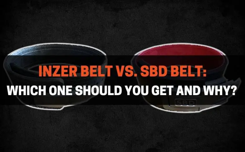 comparing two of the best lifting belts on the market - Inzer belt vs. SBD belt