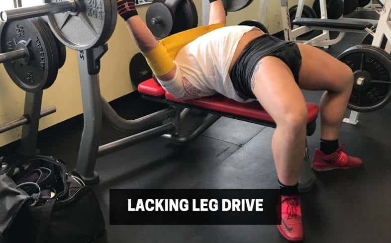 using leg drive to your advantage while bench pressing 