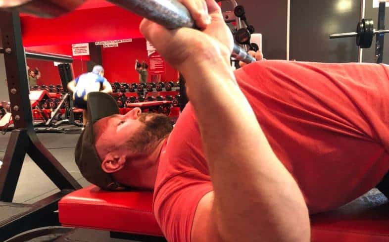 accelerating off the chest in the bench press