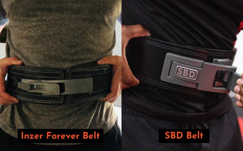 Inzer Belt vs SBD tightening system comparison
