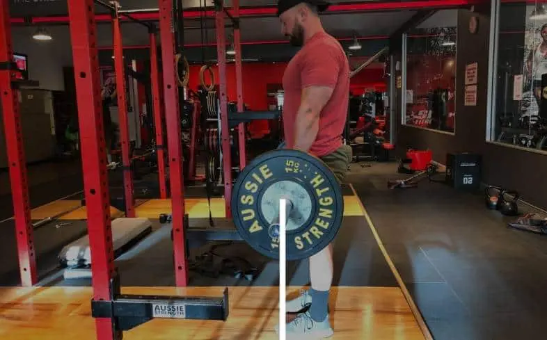 bar path during the deadlift, it should look like a straight line from start to finish