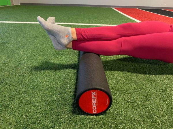 foam rolling your calf muscles