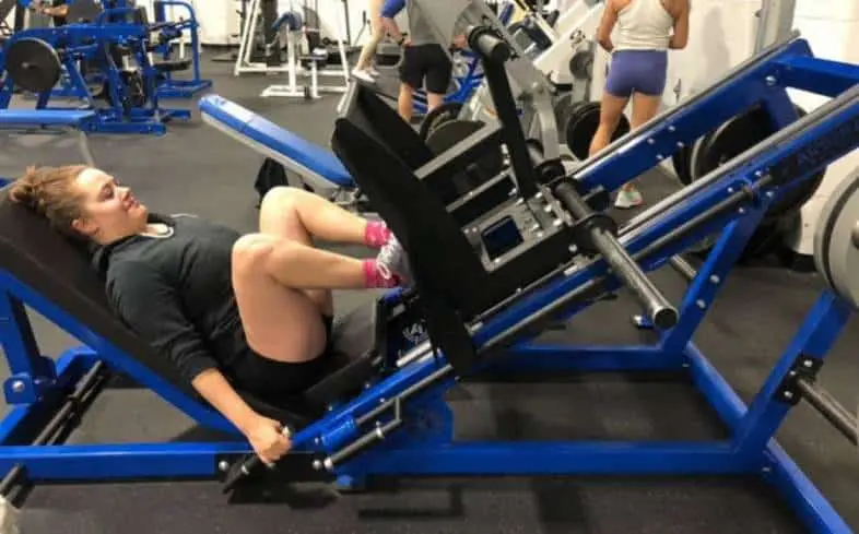 perform deeper reps to target your glutes more in the leg press