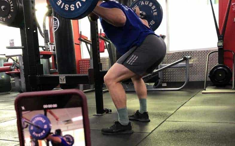 changes in your stance width during a squat can create favorable changes for your lower back mechanics