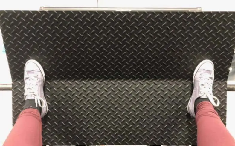 by setting your stance width wider than usual in the leg press it will significantly recruit greater amounts of gluteal muscle fibers