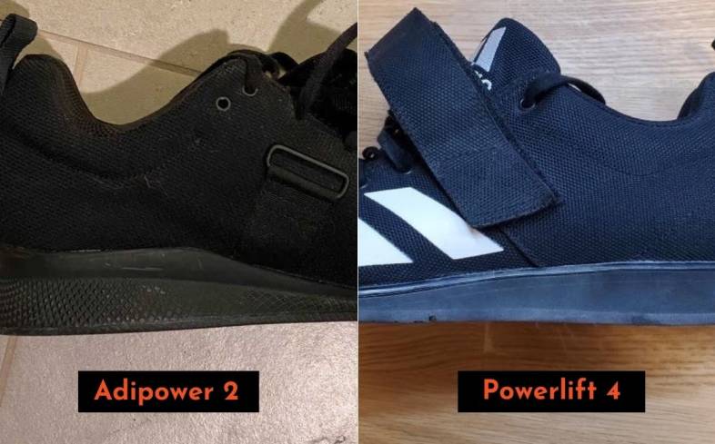 Adidas Adipower 2 vs Powerlift 4 - Midsole Construction