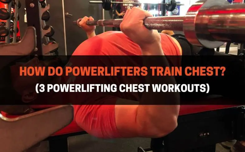 powerlifters should train their chest with a combination of compound and isolation movements