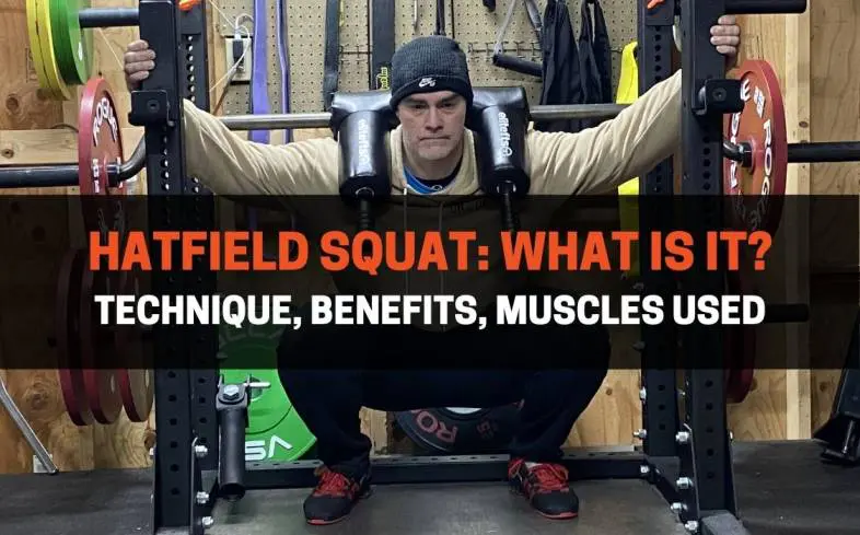 the hatfield squat is a back squat variation that requires a safety squat bar