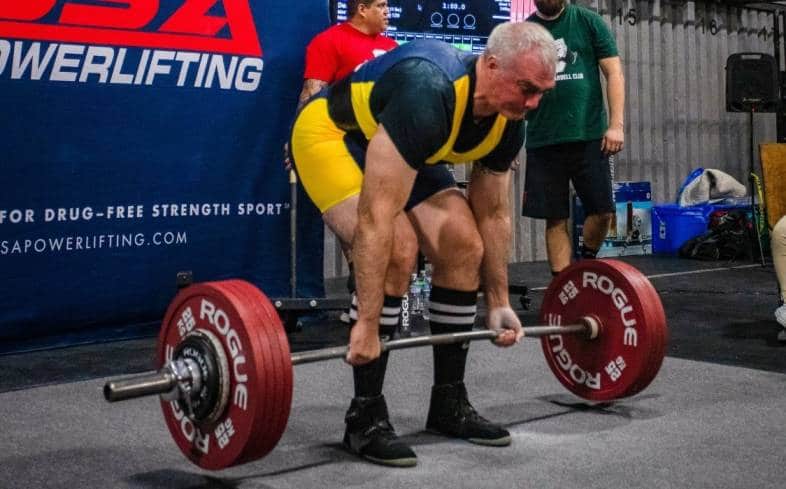 how strong do you need to be to compete in powerlifting at 50