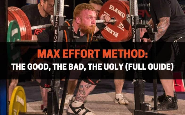 the max effort method is moving a maximal load under maximal resistance