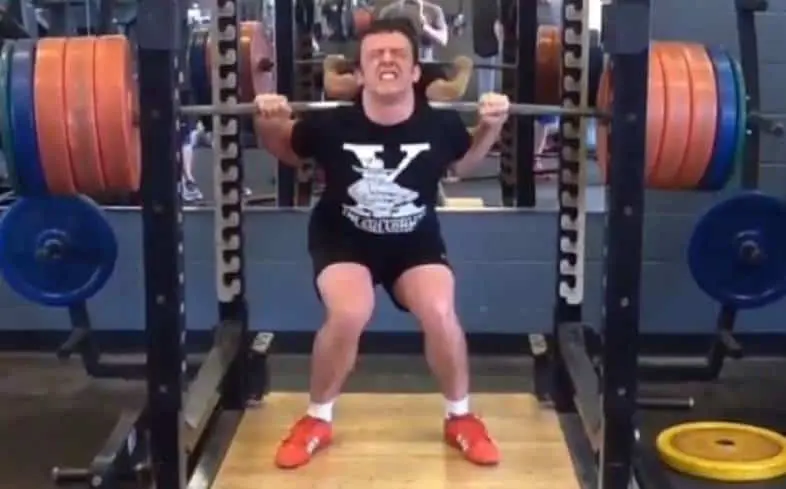 research on powerlifting when sick
