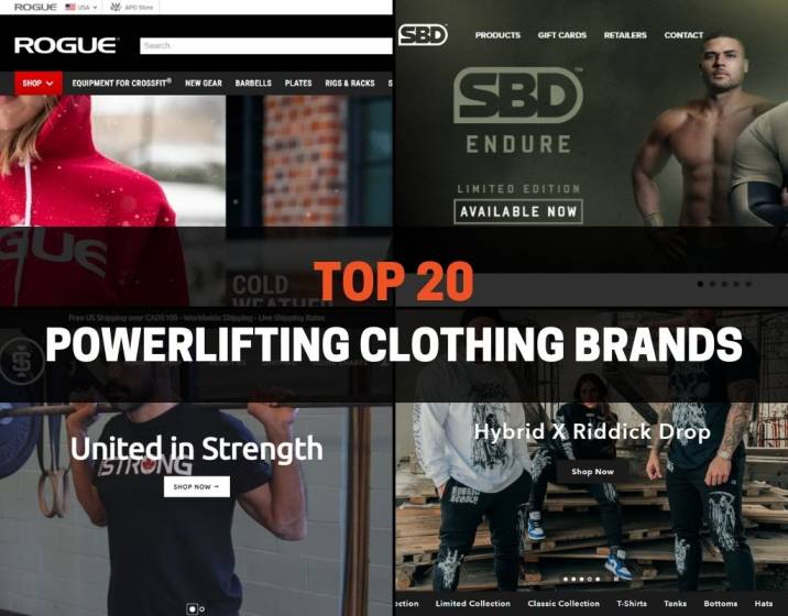 Top 20 Powerlifting Clothing Brands